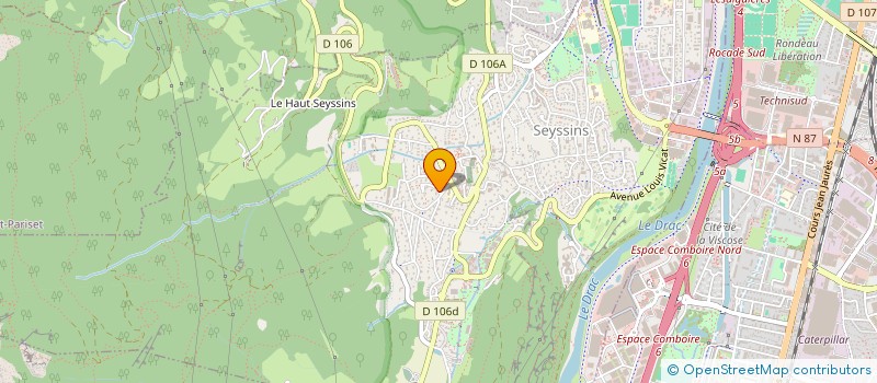 localisation de l'entreprise MG 2 à SEYSSINS