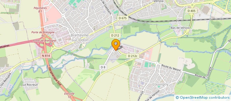 localisation de l'entreprise MG 2B  LOUVIGNY