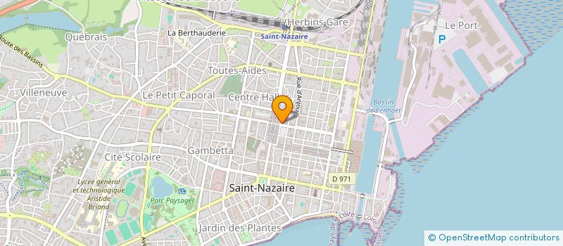 localisation de l'entreprise MG 3  SAINT-NAZAIRE