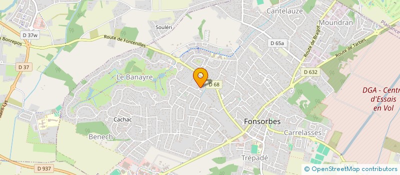 localisation de l'entreprise MG 31  FONSORBES