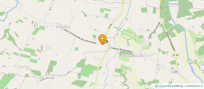 localisation de l'entreprise MG 32 à LANNEPAX