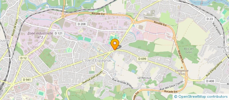 localisation de l'entreprise MG à L'ISLE-D'ESPAGNAC