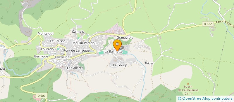 localisation de l'entreprise MG 81  LACAUNE