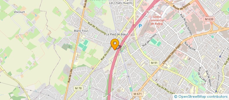 localisation de l'entreprise MG à RONCQ