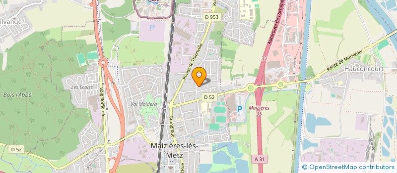 localisation de l'entreprise MG  MAIZIERES-LES-METZ