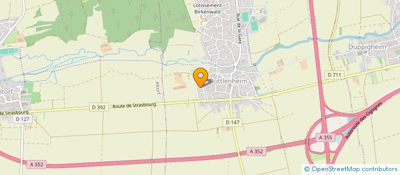 localisation de l'entreprise MG  DACHSTEIN