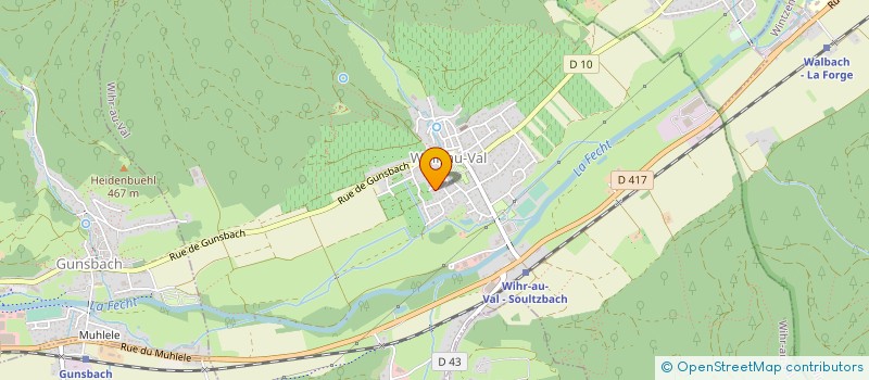 localisation de l'entreprise MG  WIHR-AU-VAL