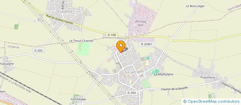 localisation de l'entreprise MG  LA JARRIE