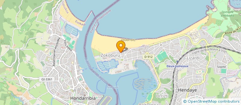 localisation de l'entreprise MG à HENDAYE