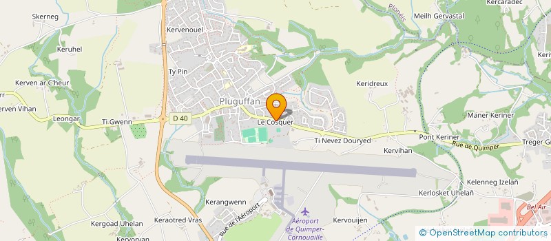 localisation de l'entreprise MG  PLOMELIN