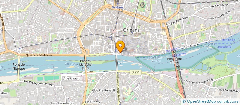 localisation de l'entreprise MG  ORLEANS