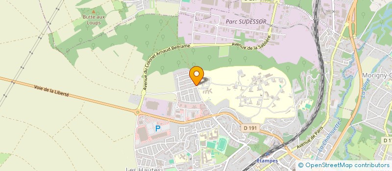 localisation de l'entreprise MG à ETAMPES