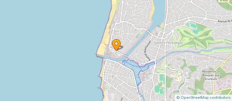 localisation de l'entreprise MG  SOORTS-HOSSEGOR