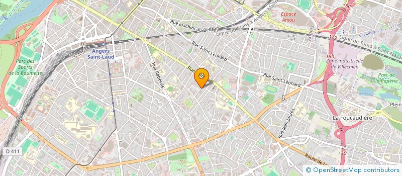 localisation de l'entreprise MG à ANGERS