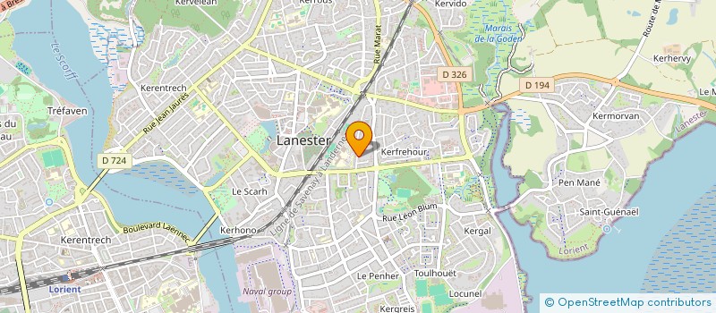 localisation de l'entreprise MG  LANESTER