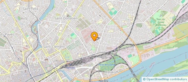 localisation de l'entreprise MG à NANTES