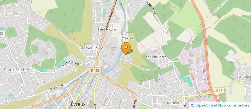 localisation de l'entreprise MG  EVREUX