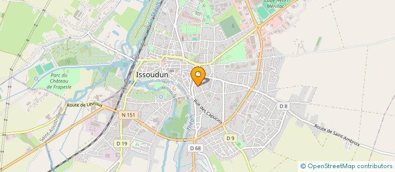 localisation de l'entreprise MG à ISSOUDUN