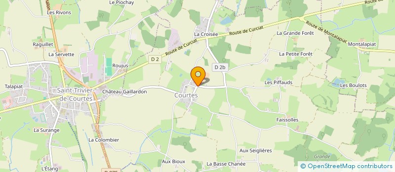 localisation de l'entreprise MG+ à COURTES