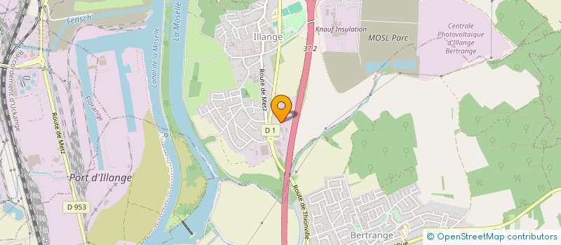 localisation de l'entreprise MG  ILLANGE