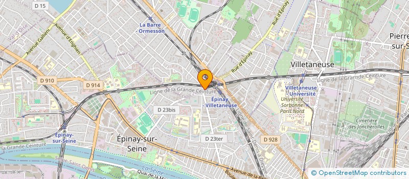 localisation de l'entreprise MG à EPINAY-SUR-SEINE