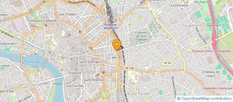 localisation de l'entreprise MG à TOULOUSE