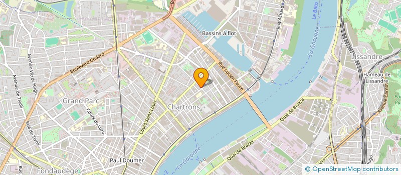 localisation de l'entreprise MG  BORDEAUX