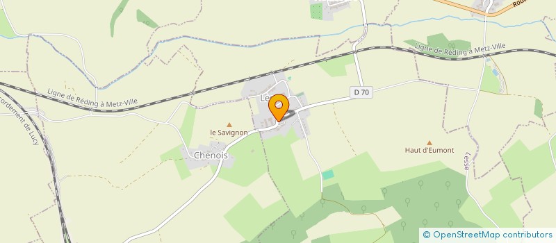 localisation de l'entreprise MG  LESSE