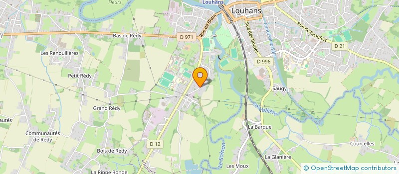 localisation de l'entreprise MG ACT à LOUHANS