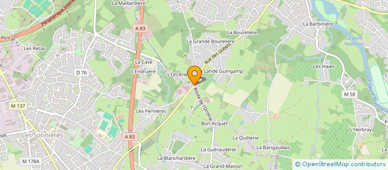 localisation de l'entreprise MG ADVICE  VERTOU