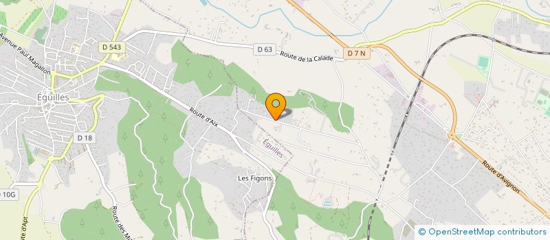 localisation de l'entreprise MG AISSAOUI  AIX EN PROVENCE