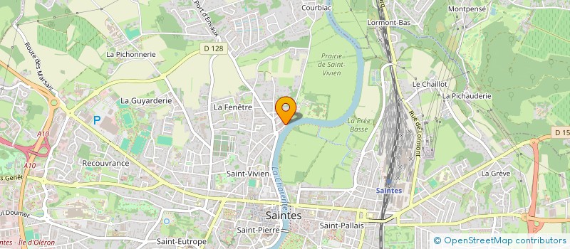 localisation de l'entreprise MG+ARCHITECTES  SAINTES