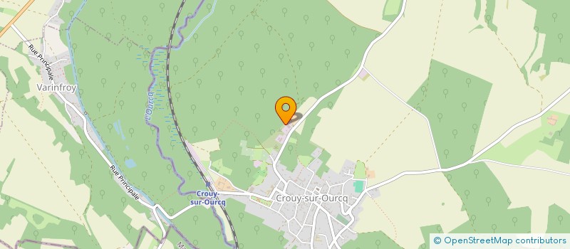 localisation de l'entreprise MG ARTS  CROUY-SUR-OURCQ