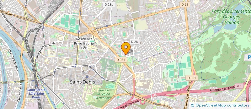 localisation de l'entreprise MG. ASSISTANCES à ROMAINVILLE