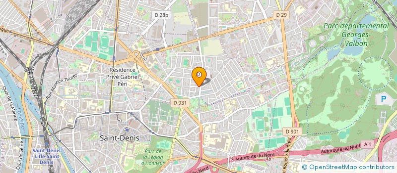 localisation de l'entreprise MG ASSUR à SAINT DENIS