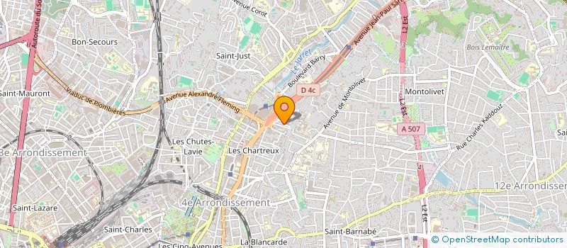 localisation de l'entreprise MG ASSURANCE à MARSEILLE
