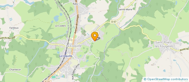 localisation de l'entreprise MG AUDIT ASSUR  LA COQUILLE