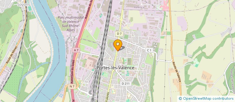 localisation de l'entreprise MG AUTO  PORTES-LES-VALENCE