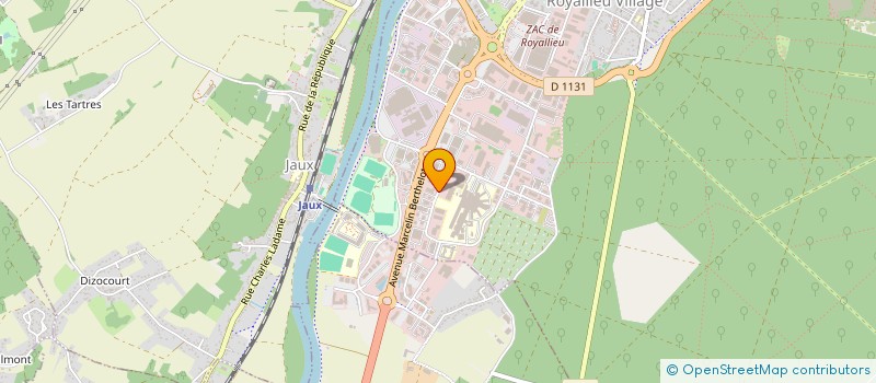 localisation de l'entreprise MG AUTOMOBILE  COMPIEGNE