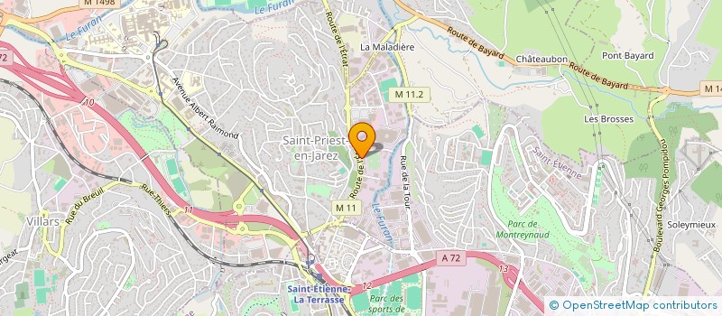 localisation de l'entreprise MG AUTOS  SAINT-PRIEST-EN-JAREZ