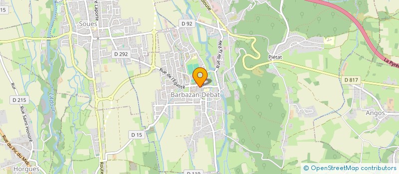 localisation de l'entreprise MG BARBAZAN DEBAT  BARBAZAN-DEBAT