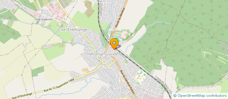 localisation de l'entreprise MG BAT  HETTANGE-GRANDE