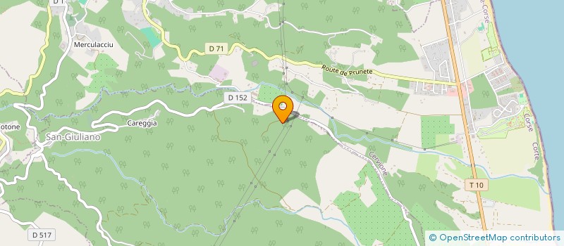 localisation de l'entreprise MG BAT à CERVIONE