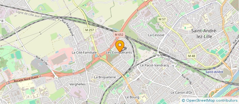 localisation de l'entreprise MG BATI à LAMBERSART