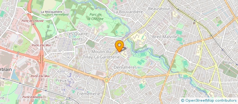 localisation de l'entreprise MG BATIMENT à NANTES