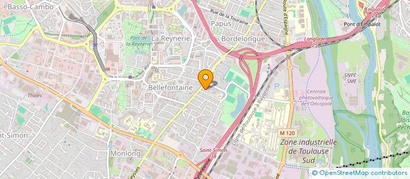 localisation de l'entreprise MG BATIMENT à TOULOUSE