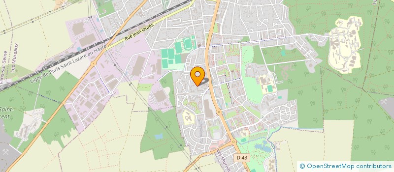 localisation de l'entreprise MG BATIMENT à LES MUREAUX