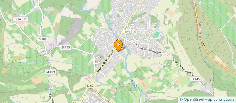 localisation de l'entreprise MG BET  TEYRAN