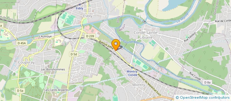 localisation de l'entreprise MG BTP à LAGNY-SUR-MARNE