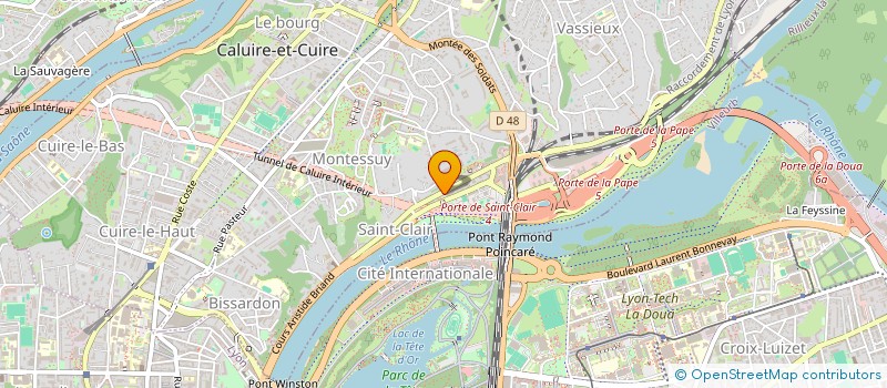 localisation de l'entreprise MG CARNOT à CALUIRE-ET-CUIRE